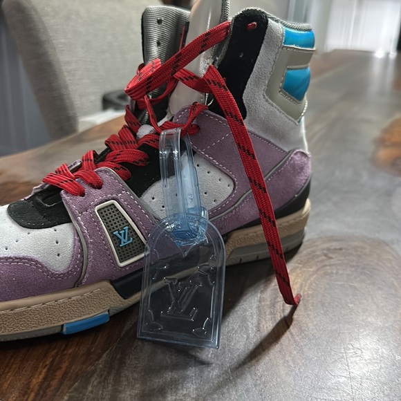 Louis Vuitton trainer sneaker Boot Purple. RP(Once used). - Picture 5 of 12